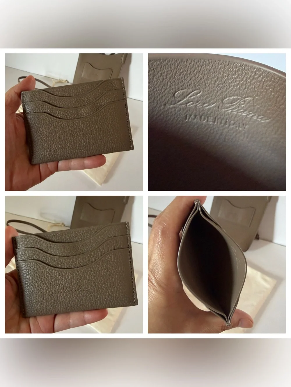 Loro Piana bale phone case w/ matching wallet
